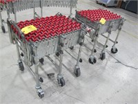 (2) Nestaflex 175 Gravity Roller Conveyors,