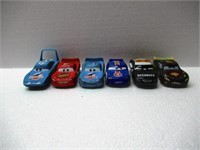 "Used" (6) Disney Pixar Cars Micro Cast Car