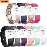 Tobfit for Fitbit Charge 2 Bands [10 Pack] Sport