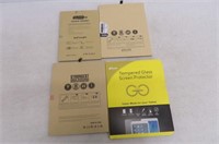 Lot of (4) Tablet Screen Protectors for Various