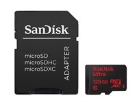 SanDisk Ultra 128GB microSDXC UHS-I Card with