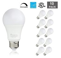 Mastery Mart LED Light Bulbs A19 Dimmable 800