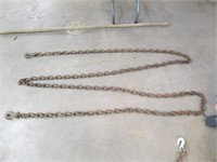 3 log/tow chains