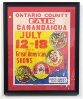 28" x 22" Ontario County Fair, Canandaigua July