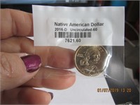 2016D Uncirculated Native American Dollar