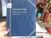 Jefferson Nickel Coll. Book 1938-1961-26 ct.