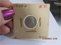 1940D Mercury Silver Dime