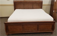 Crescent Furniture King Bed Frame w/ Mattress