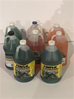 8-1 Gallon jugs of windshield wiper fluid & rv