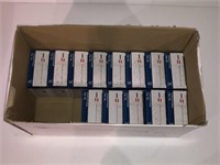 Box of assorted light bulbs