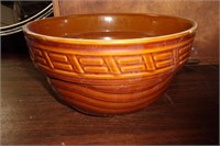 Large glazed Mixing bowl-not old