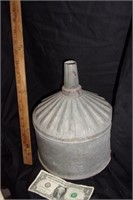 Large Galvanized Funnell