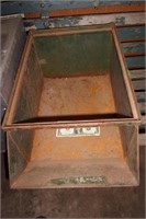Large metal drawr/bin