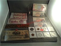 Miscellaneous foreign currency and coins+