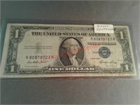 Series 1935e silver certificate dollar