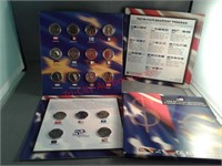 The 50 state quarters and Euro coin collection
