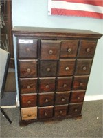 ANTIQUE SPICE OR APOTHECARY DRAWER UNIT