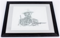 Art - Pencil Drawing of Clint Eastwood by Tame
