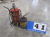 KENDALL OIL CAN WITH CART & HOSE, GEN-PC-CO