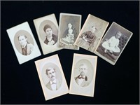 Lot, 7 CDV's from Finley & Sons Photographers,