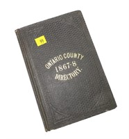 "Ontario County Directory 1867-8," compiled and