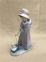 Lladro Girl w/ Toy Doll Figure