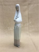 11 in Women w/ Rabbit Figurine