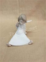 Lladro Bisque Ceramic Girl  Figure