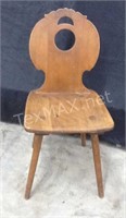 Antique Solid Wood Side Chair