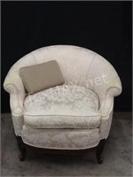 Upholstered Occasional Chair with Pillow