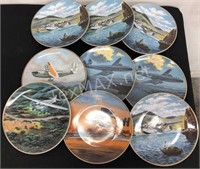 9 PAN AM Pioneer Flights Collector Plates