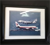 Framed Pan Am Photograph