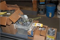 Lot of electrical parts and hinges
