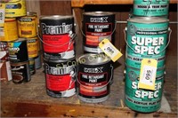 Lot of 3Gallons latex fire retardant paint and 2