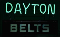 Dayton Belts Neon Sign