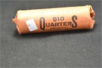 1 ROLL OF 90% SILVER WASHINGTON QUARTERS 40 COINS