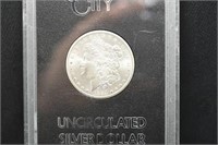 1884 CARSON CITY UNCIRCULATED SILVER DOLLAR IN