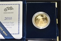 2010-W AMERICAN EAGLE $50 ONE OUNCE GOLD PROOF