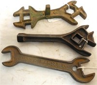Lot of 3 Implement Wrenches