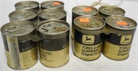Lot of 10 Torq-Gard Supreme Engine Oil Cans