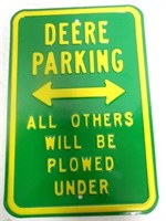 Metal  JD Sign "Deere Parking"
