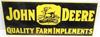 JD Tin Sign "Quality Farm Implements"