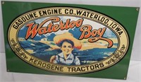 Waterloo Boy Kerosene Tractors Porcelain Sign