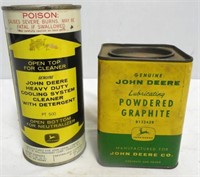 Lot of 2 JD Cans