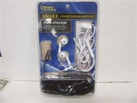 SNAKE Covert Surveillance Kit Listen Aide 1of2 $80