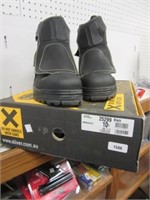 OLIVER sz.11.5 Black Steel Toe Boots $120
