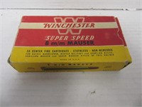 Vintage Winchester 8mm Mauser Ammo