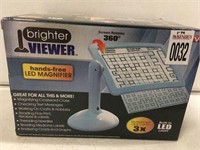 BRIGHTER VIEWER HANDS-FREE LED MAGNIFIER