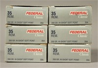 Assorted Ammo - 6 Boxes of 20 - 35 Caliber