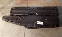 2 plastic hard case gun cases